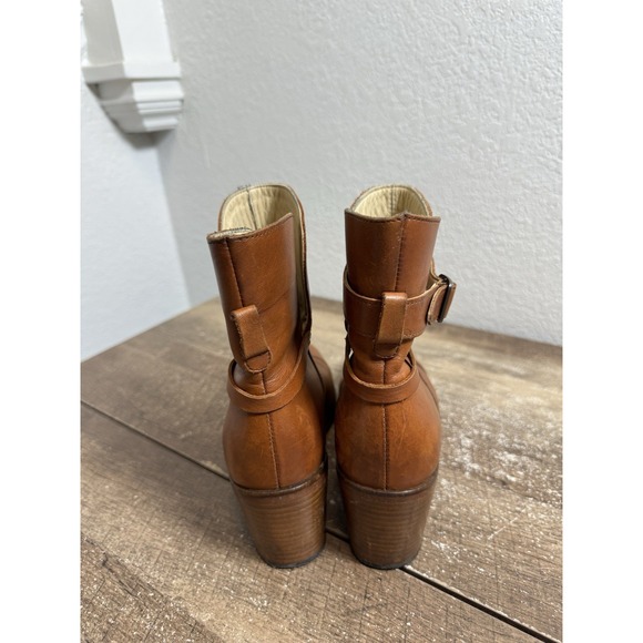 Wolverine 1000 Mile X Bonny Pull On Boots Women 6 B Brown Heeled Mid Calf - Picture 4 of 8